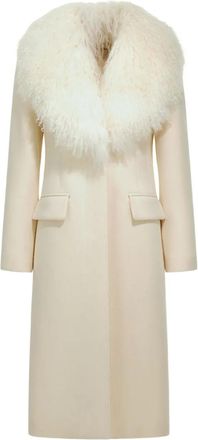 Roberto Cavalli single-breasted coat - White