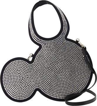 Coperni Mickey Mini Schoudertas - Satijn - Dames - Handtassen - Zwart - ONE Size - Satijn - Tassen