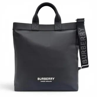 Burberry Black Nylon Tote Bag (Pre-Owned)