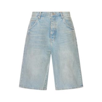 Purple Denim Shorts, male, Blue, Size: W31 P070 Vintage Dust Bowl Short