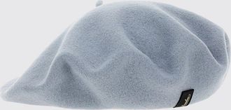 Borsalino Pure Wool Beret with Applied Logo