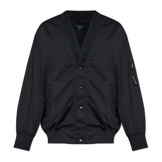 Comme Des Gar&ccedil;ons Light Jackets, male, Black, Size: L Jacket with snap fastening