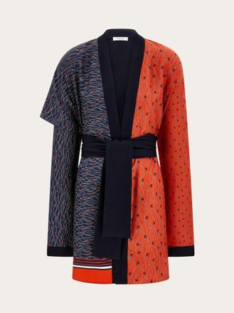 Ferragamo Women Pure wool and silk cardigan Multicolor