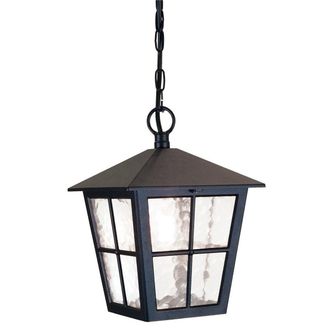 Netlighting Canterbury 1 Light Outdoor Wall Lantern Light Black IP43 E27