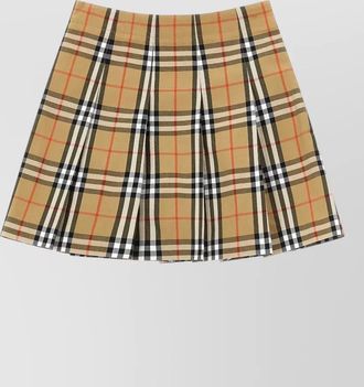 Burberry gabrielle kids high waist pleated skirt