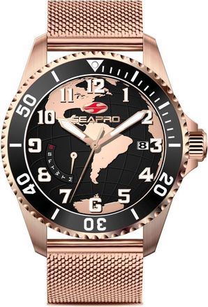 Seapro Voyager Black Dial Mens Watch SP4763