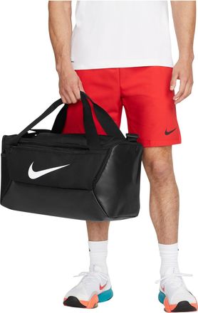 Nike Brasilia 9.5 Training Duffel Bag Small Black White DM3976-010