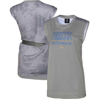 Outerstuff Womens Gray Los Angeles Chargers No Sweat Tank Top at Nordstrom, Size Xx-Large