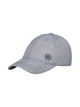 Lerros Baseball Cap LERROS Leinen-Basecap, Herren, Gr. Normalgr&ouml;ssen, blau (crispy blau), 65% Polyester, 35% Baumwolle, Caps Baseball Cap
