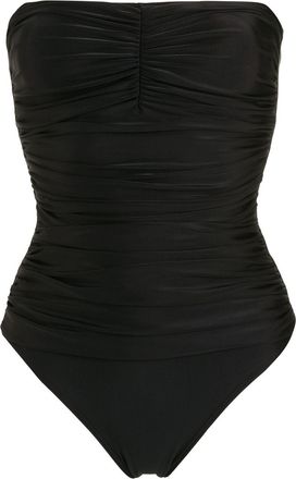 Lygia & Nanny Melissa ruched swimsuit - women - Polyamide/Spandex/Elastane - 38 - Black