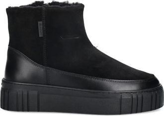 GANT Snowmont zip boots - women - Calf Suede/Calf Leather/Wool/Rubber - 37 - Black