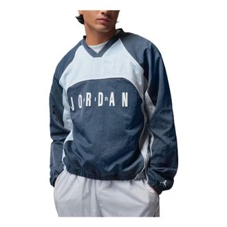 Nike Jordan Air Jordan Flight Long-Sleeve Warm-Up Top Squadron Blue Aura IF1835-464