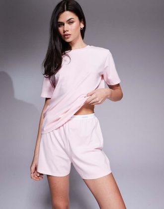 HUGO BOSS ID - Pantaloncini rosa pastello