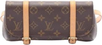 Louis Vuitton Borsa a tracolla Monogram Pochette Pre-owned - - Pre-owned - Donna - Marrone - ONE SIZE