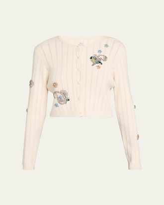Cinq &agrave; Sept Allison Embellished Cardigan