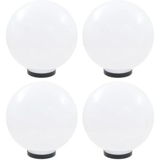 vidaXL Set Lampade a led Sferiche 4 pz 30 cm in pmma - Vidaxl