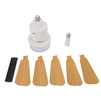 OEM Ventilador De Techo Led Con Regulador De Intensidad Y 3 Velocidades Ajustables, F&aacute;cil Instalaci&oacute;n, Casquillo E26/e27