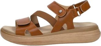 Wolky Amara Flat Sandal - Dames - Sandalen - Bruin - 39 EU - Wol - Schoenen