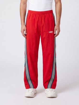 Barrow Pantaloni jogging in jersey a righe con logo e vita elasticizzata
