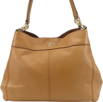Coach Camel Leather Tote Bag (Pre-Owned)