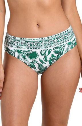 La Blanca Botanical Brocade Bikini Bottoms in Jungle at Nordstrom, Size 14