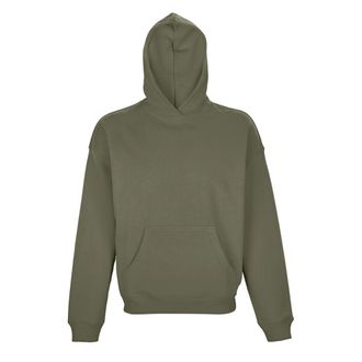 SOLS Unisex Adult Connor Organic Oversized Hoodie (Khaki)