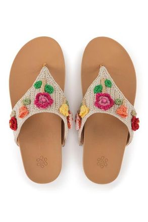 The Sak Everly Sandal in Flower Ecru at Nordstrom, Size 11