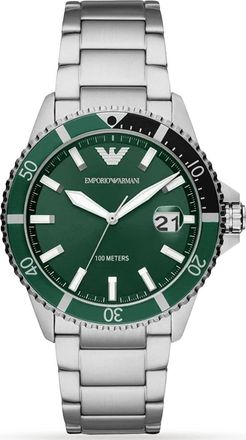 Emporio Armani Horloges - Heren - Horloges - Grijs - ONE Size - Accessoires