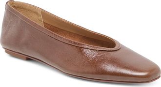Dolce Vita Caret Flat in Russet Leather at Nordstrom, Size 7.5