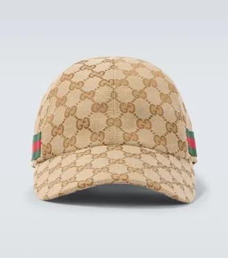 Gucci GG Canvas Web Stripe baseball cap