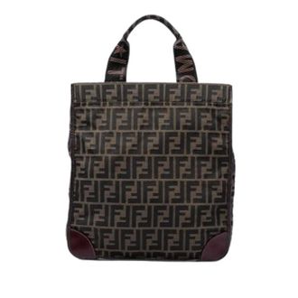 Fendi Bolso Tote de Lona Pre-owned - Pre-owned - Mujer - Marr&oacute;n - ONE SIZE