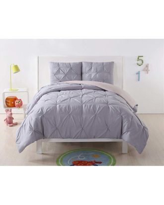My World Pleated Lavender Comforter Set