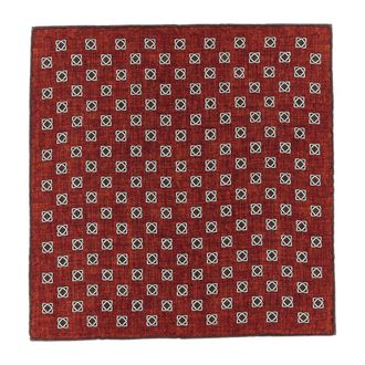 Brunello Cucinelli Accessoires, Heren, Rood, ONE Size, Zijden zakdoek