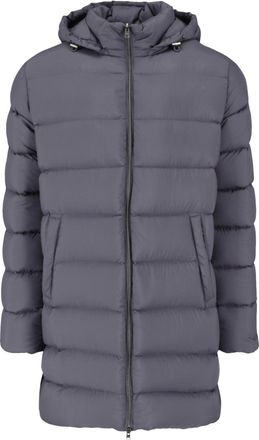 Herno Technical Fabric Padded Parka With Adjustable Hood