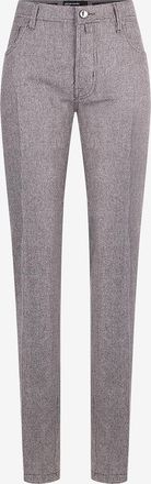 Jacob Cohen Hahnentritt-Slim-Fit-Hose aus Wolle Bard