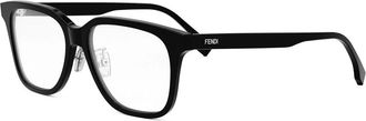 Fendi Demo Square Mens Eyeglasses FE50090F 001 55