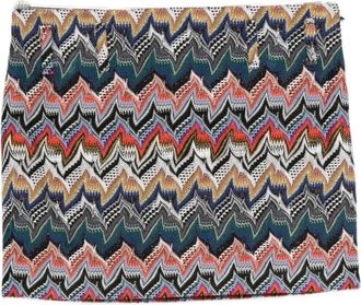 Missoni Multicolor Chevron-pattern Mini Skirt