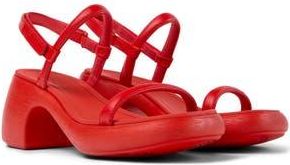 Camper Thelma Platform Slingback Sandal in Bright Red at Nordstrom Rack, Size 38