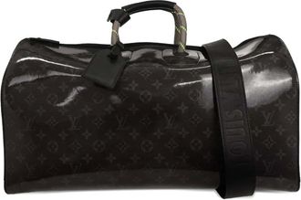 Louis Vuitton 2018 50 Glaze Keepall Bandouliere luggage - Black