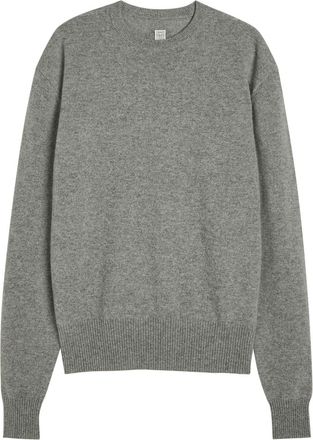 Toteme Classic Crew-neck Cashmere Jumper - Grey - S (UK8-10 / S)