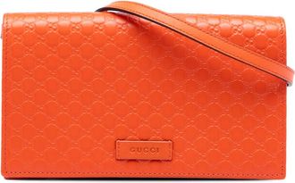 Gucci Pre-owned Gucci Microssima Wallet on Strap Ladies TZVNFV2905F0LWGL