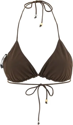 Jacquemus Womens Brown Polyamide Bikini Clothing