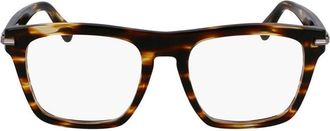 Ferragamo SF3015 Tortoiseshell Square Frame Eyeglasses - Brown