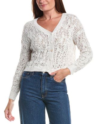 Splendid Beach Shell Button Cardigan