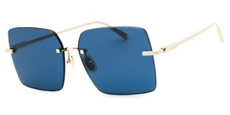 Ferragamo SF311S 743 Womens Sunglasses Gold Size 60