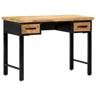 vidaXL Vidaxl - Mesa Escritorio Madera Maciza De Mango 110x50x76 Cm