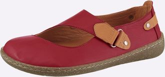 Gemini Slipper GEMINI, Damen, Gr. 36, rot, Glattleder, Schuhe Slipper