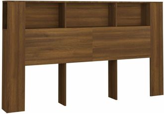 vidaXL Mueble Cabecero Roble Marr&oacute;n 180x18,5x104,5 Cm Vidaxl
