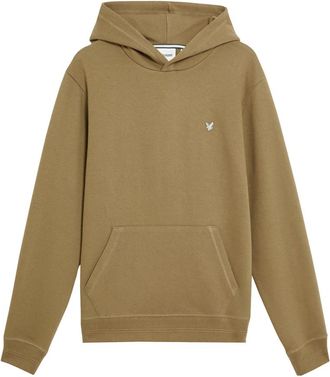 Lyle & Scott Hoodies & sweatvesten, Heren, Groen, XL, Mid Layers Diagonal Weave Hoodie