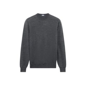 Drumohr Heren, Truien, Grijs, Maat: XL Wol